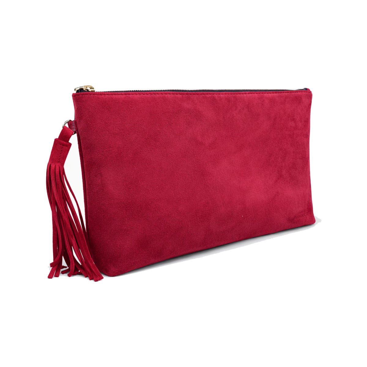 Viranico | Tasseled Suede Clutch