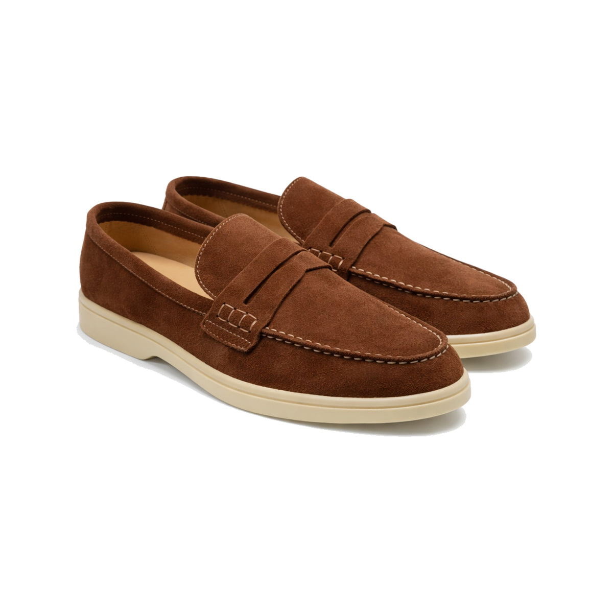 Viranico | Men's Penny Loafer | Suede